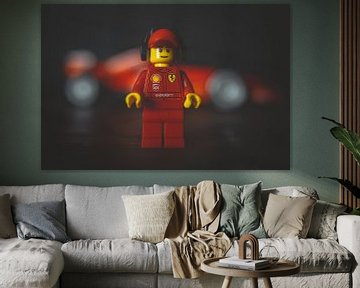 Formule 1 Legopoppetje - Lego van Pim Haring
