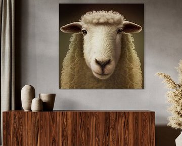 Schaf-Porträt von VlinderTuin