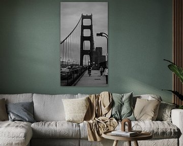 De Golden Gate Bridge in zwart-wit | Verenigde Staten | Amerika Reisfotografie van Dohi Media