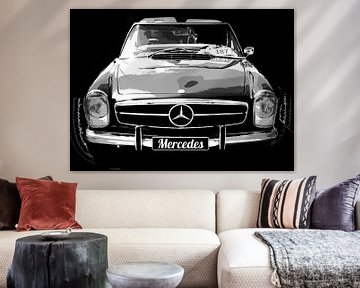 Shiny Oldtimer  Mercedes van Nicky`s Prints