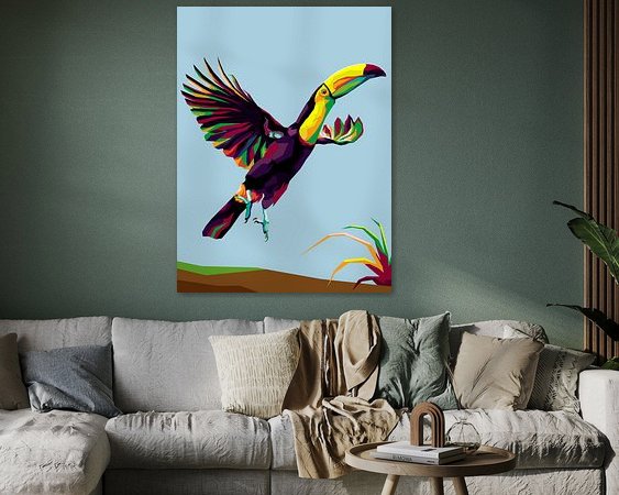 Example of the artwork in a room