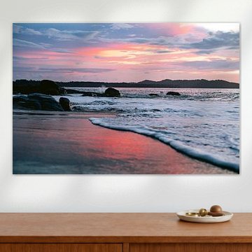 Sunset, on the beach in Thailand