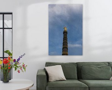 De mooie Siegessäule in de Tiergarten in Berlijn van Patrick Verhoef