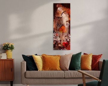 Adam en Eva, Digitaal schilderij naar het werk van Gustav Klimt van MadameRuiz