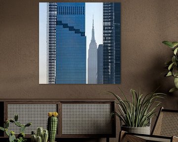Art of Blue - New Yorker Skyline - Manhattan von Dirk Verwoerd
