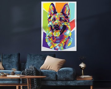 Deutscher Schäferhund WPAP Art von Dayat Banggai
