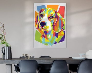 Beagle WPAP Kunst van Dayat Banggai