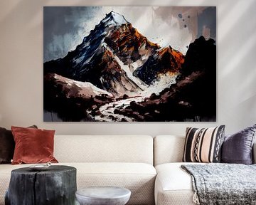 Mountain landscape with Mount Everest by Whale & Sons.