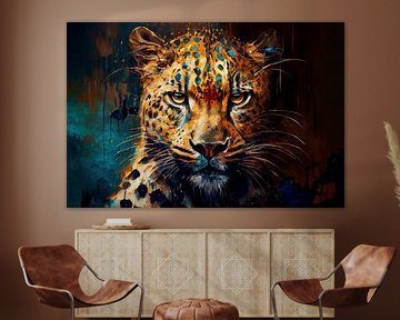 Portrait of a Leopard by Whale & Sons