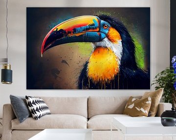 Portrait d'un Toucan sur Whale & Sons