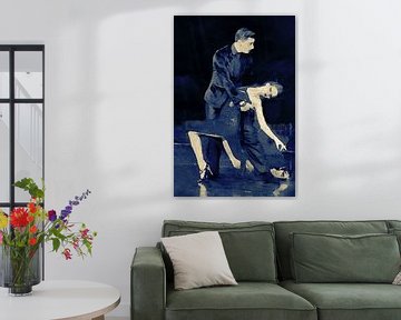 Tango in blauw. van Marianna Pobedimova