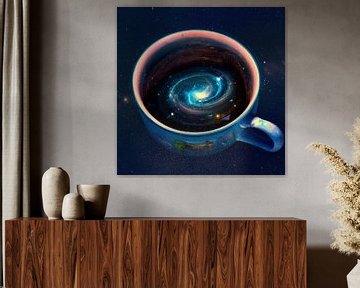 Kosmische koffiekop van Christine aka stine1