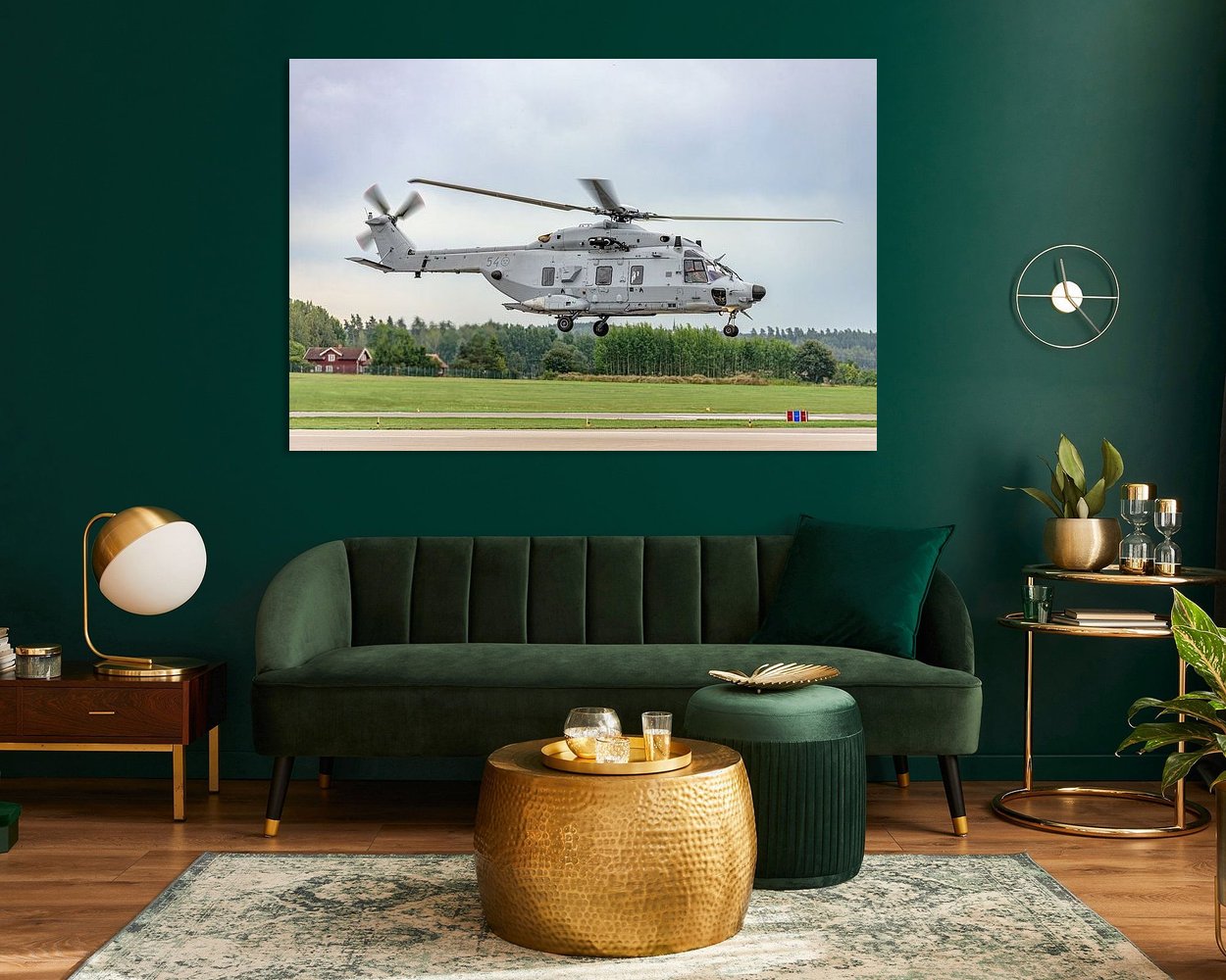 Example of the artwork in a room