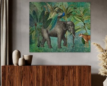 Elephants Tropical Paradise