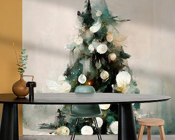 Pastel Kerstmis van Treechild