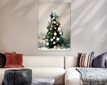 Pastel Kerstmis van Treechild