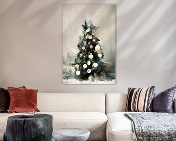 Pastel Kerstmis van Treechild