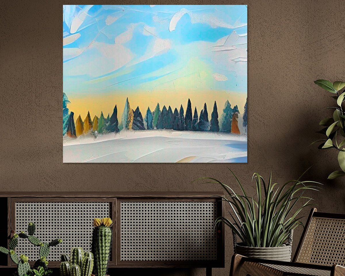 Example of the artwork in a room