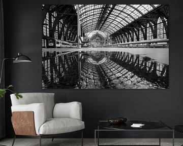 Antwerp Station Reflection by Pictures by Van Haestregt