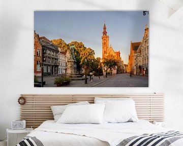 Brugge - Jan van Eyckplein van Rob Taal