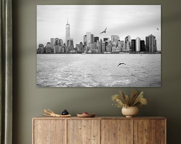 New York skyline seagull by Joke De Nef