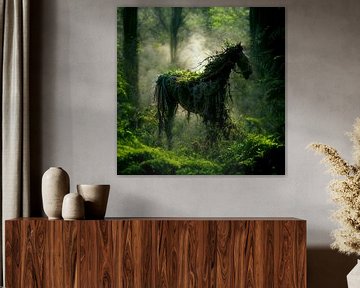 moss horse by Kim van Beveren