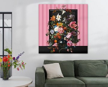 Vase with Flowers - the Oh So Chic Edition van Marja van den Hurk