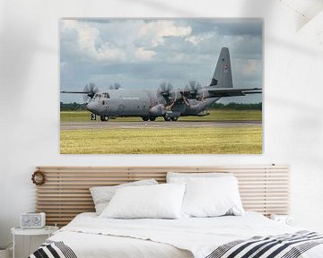 Deense Lockheed Martin C-130J-30 Hercules. van Jaap van den Berg