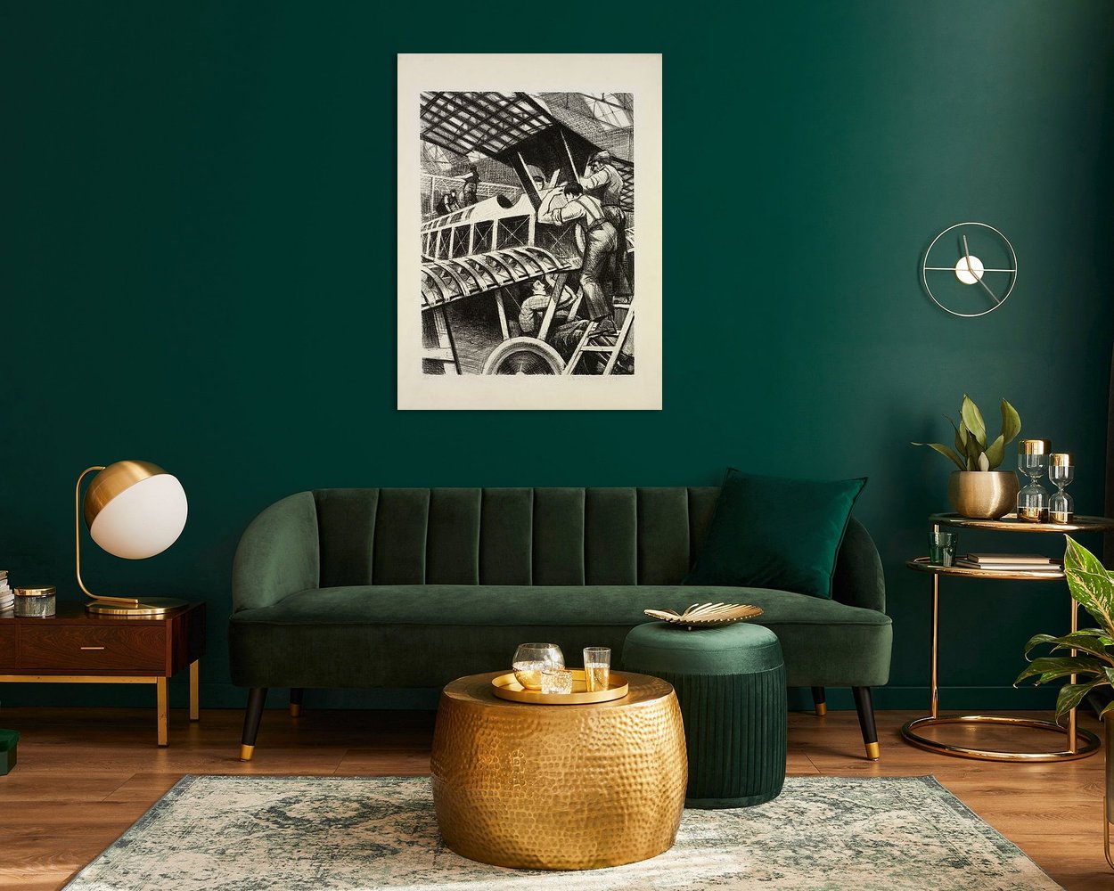 Example of the artwork in a room