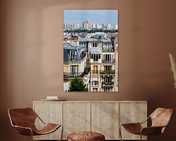 Paris et ses balcons caractéristiques sur Blond Beeld