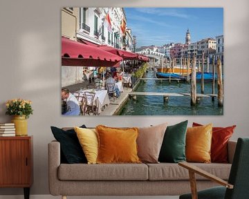 Venedig - Canal Grande und Rialto-Brücke