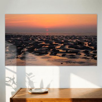 Sonnenuntergang Wattenmeer Friesland