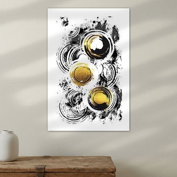 ABSTRACT ART Raving Circles