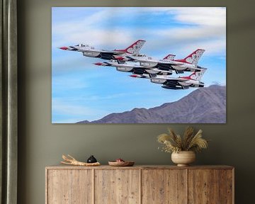 Demonstrationsteam der U.S. Air Force, die Thunderbirds. von Jaap van den Berg