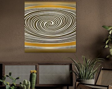 In Linien drehbar von Lily van Riemsdijk - Art Prints with Color