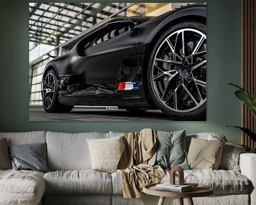 Zwarte Bugatti Divo van Bas Fransen