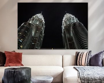 Twin towers, Kuala Lumpur van Anne Ponsen