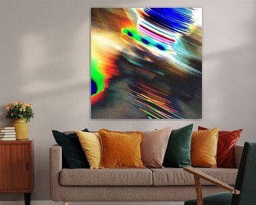 Kunst gemaakt in Photoshop ( vierkant 30x30 cm )