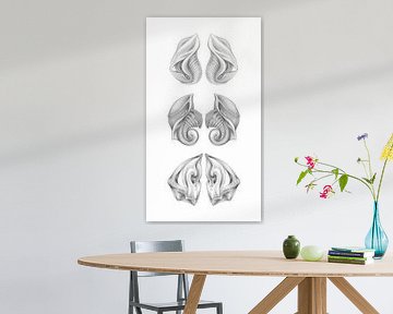 Drie denkbeeldige levensvormen 2 van Adria Mueller