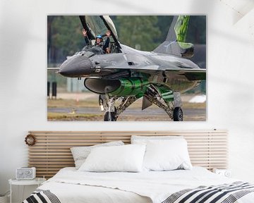 F-16 Demo pilot "Vrieske" in his Dream Viper. by Jaap van den Berg