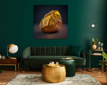Portret van een goudklomp Illustratie van Animaflora PicsStock