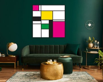 Composition-1-Piet Mondrian by zippora wiese