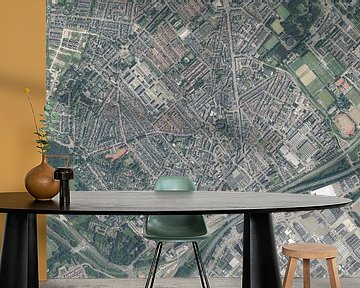 Luchtfoto van Beverwijk van Maps Are Art