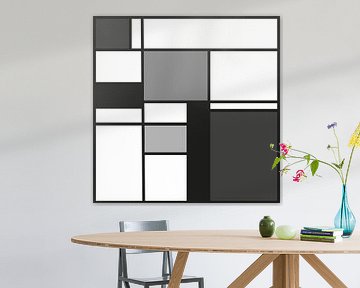 Composition-3-Piet Mondrian by zippora wiese