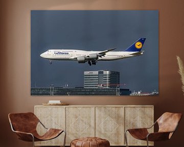 Boeing 747-8 Jumbo Jet de la Lufthansa dans son ancienne livrée. sur Jaap van den Berg