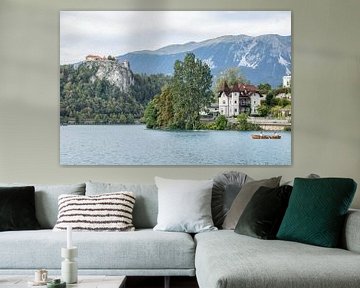 kasteel bled en adora luxere hotel bij het meer van Bled in Slovenië van Eric van Nieuwland