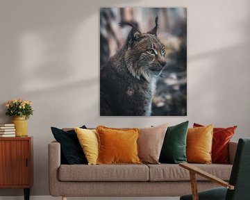 Portrait of a lynx by Glenn Slabbinck