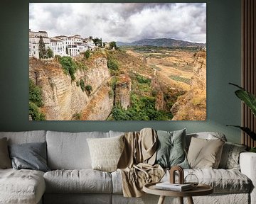 Uitzicht op Andalusië vanaf Ronda