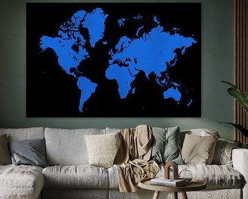 The world in two thousand and twenty-two (dark blue)