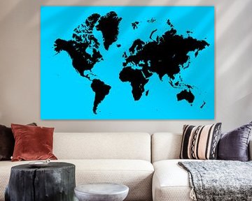 Die Welt im Jahr zweitausendzweiundzwanzig (blaues Wasser) von Marcel Kerdijk